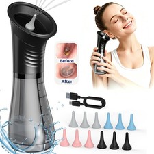 Ear Wax Removal Kit - Electric Irrigation Cleaner with One-Piece Waste Tank