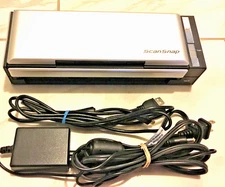 Fujitsu Scansnap S1300 Portable USB Color Scanner, Used