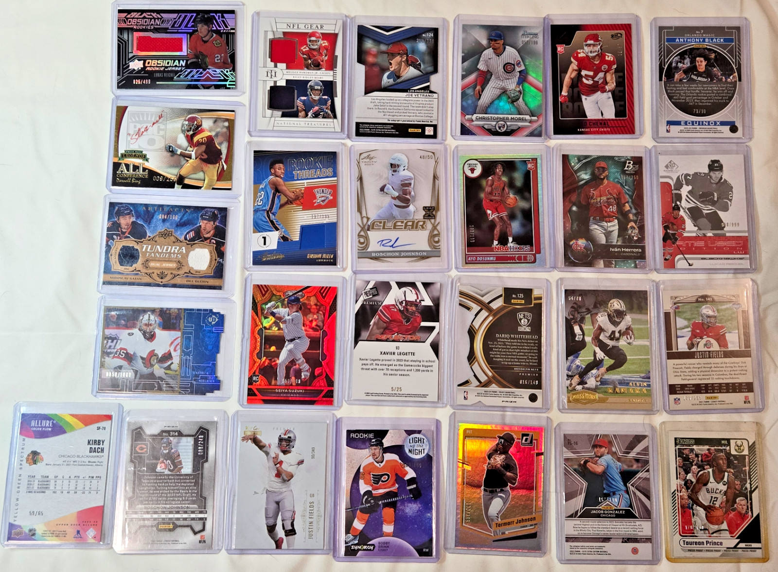 Mega (320+) Sports Card PSA Auto Patch Prizm Refractor Lot #8 inc. Happ RC Auto! view 11