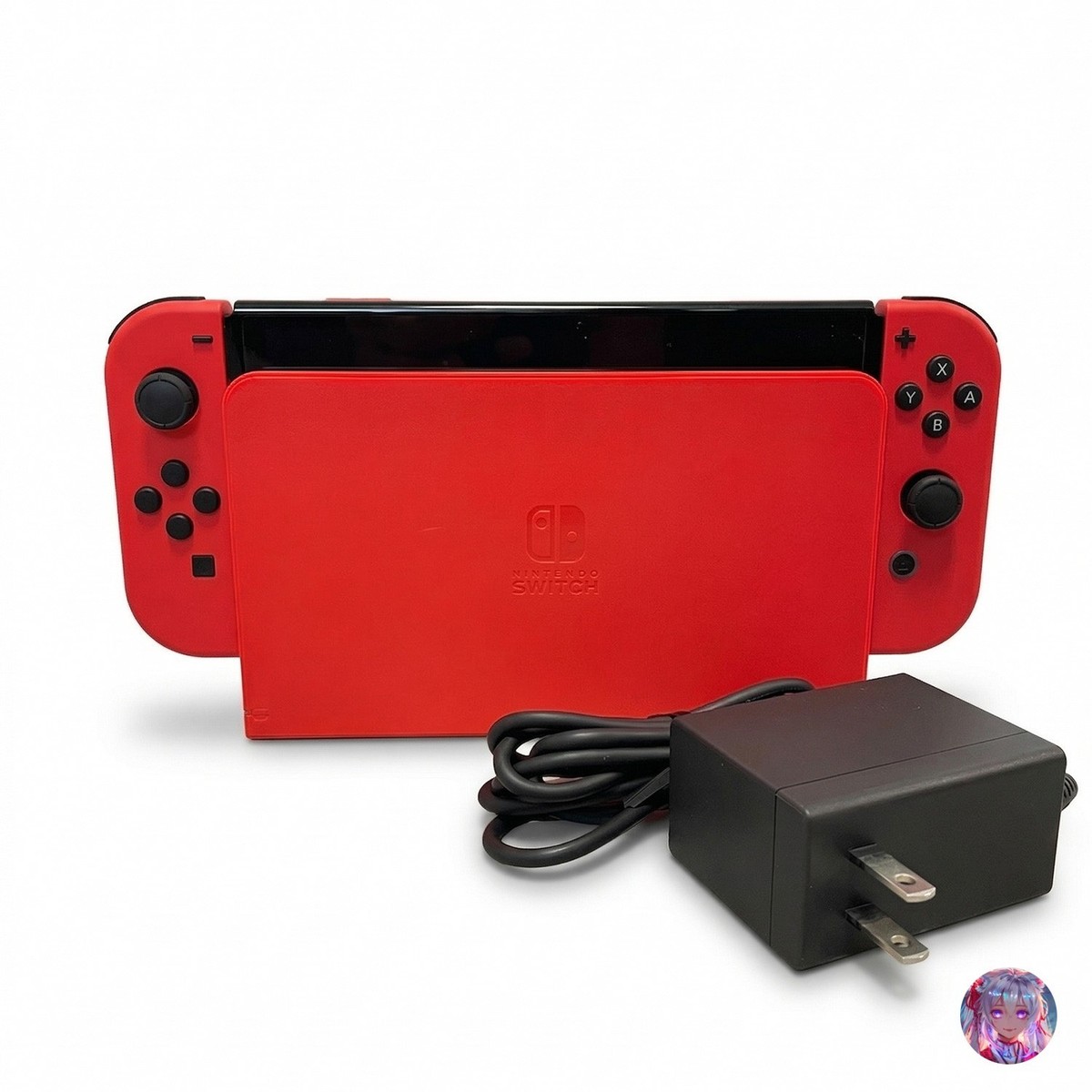 Nintendo Switch OLED Mario Red Model Console Joy-Con Bundle Region