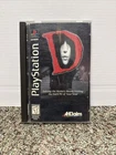 Sony Playstation 1 PS1 D Long Box CIB Game Cleaned & Tested -VG
