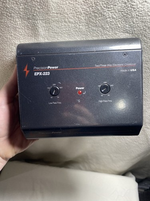 #ad #ad Precision Power EPX 223 2–3 Way Electronic Crossover $200.00