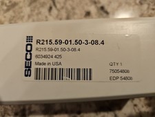 SECO 75054808 Indexable Square-Shoulder End Mill: R215.59-01.50-3-08.4