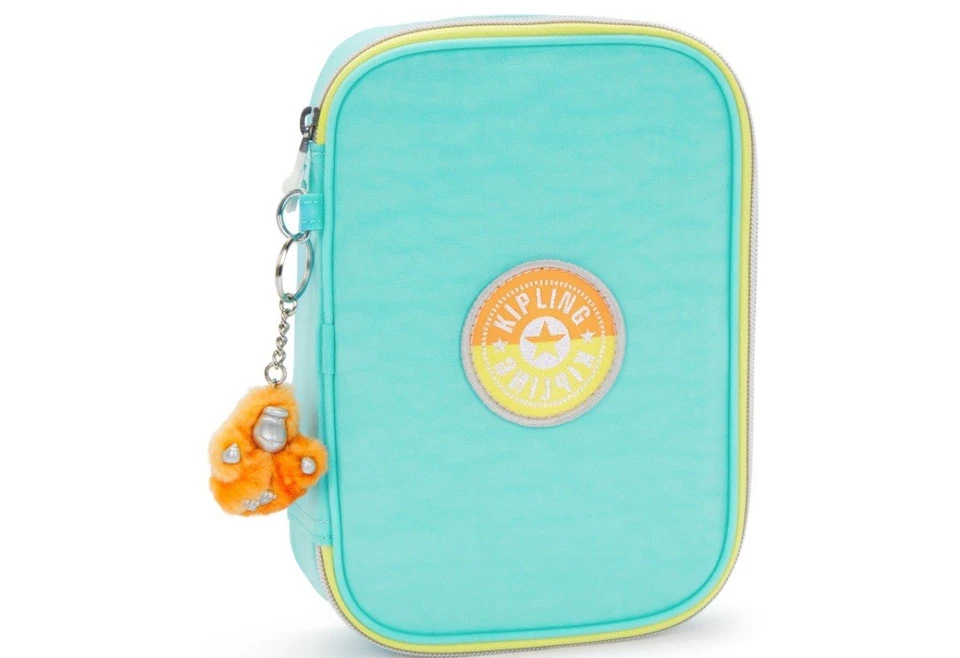 Estuche para bolígrafos Kipling 100, Poppy Aqua C 💯 Material escolar original de alta calidad Foto 3 de 3