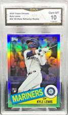 2020 Topps Chrome Kyle Lewis Gem Mint 10 '85 Retro Rookie RC #85TC-22 Mariners
