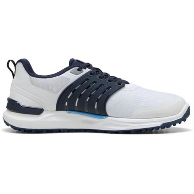 NEW Puma Men's Ignite Elevate 2 Golf Shoes White/Navy- Pick Size!