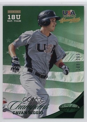 2013 Panini USA Baseball Champions 188/199 Cavan Biggio #151 05k6