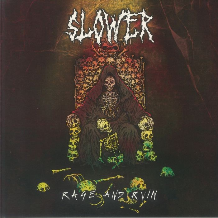 SLOWER - Rage & Ruin - Vinyl (limited white orange & green haze vinyl LP)