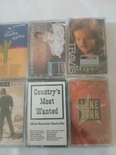 90's Country Music Cassette Tape Lot. All New in Plastic.