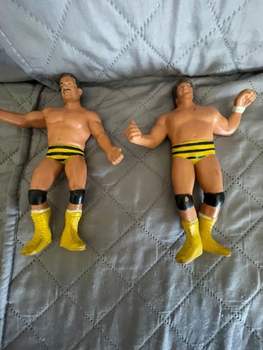 Killer Bees Tag Team 1987 WWF LJN Titan Vintage Su...