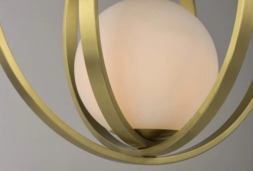 Maxim 26054SW Coronet 1 Light 18" Adjustable Ring Pendant - Brass - Picture 5 of 12