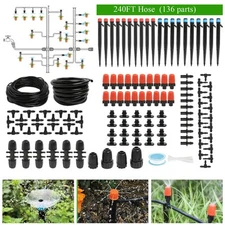 Maotong 240Ft Drip Irrigation System Kit, Automatic Garden Watering Mi
