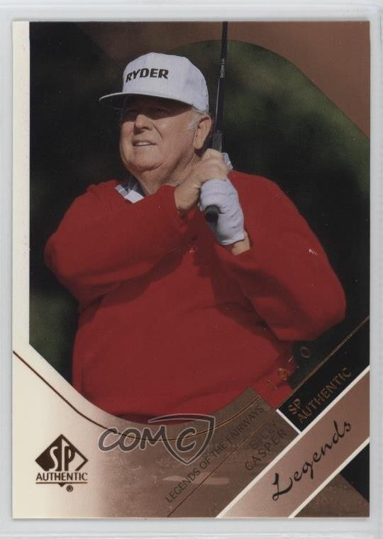 2003 SP Authentic Legends of the Fairway Billy Casper #37 8y6