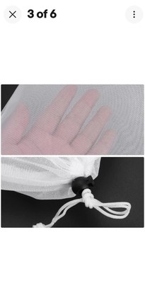Aqua Ez ~Pool Clean Vacuum Replacement Bag - Nylon Fine Mesh Net With Pull Lock 