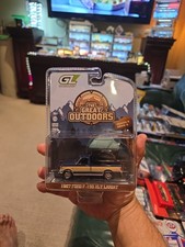 Greenlight  1987 Ford F-150 XLT Lariat - Dark Blue and Tan Truck Bed Tent 1/64