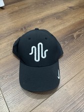 Nike Dri-Fit Club Cap Adjustable Black M/L Baseball Cap for Men PODSCRIBE LOGO