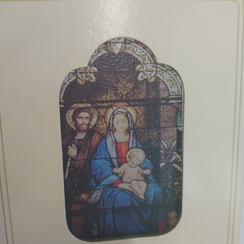Vintage Colors of Christmas Hallmark Ornament 1982, Nativity With Box - Picture 8 of 8