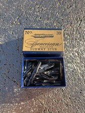Antique Spencerian Subway Stub No 39 Pen Tips with Box Great Britain