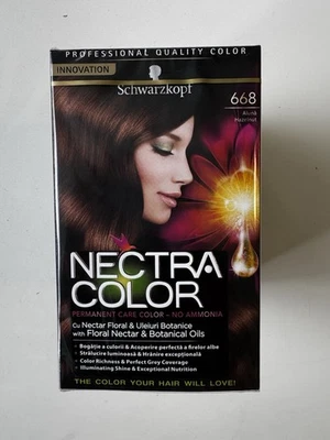 TECHPIRAT SHOP 3er-Pack Schwarzkopf Nectra Color 668 Hazelnut / Haselnussbraun (Restposten MHD
