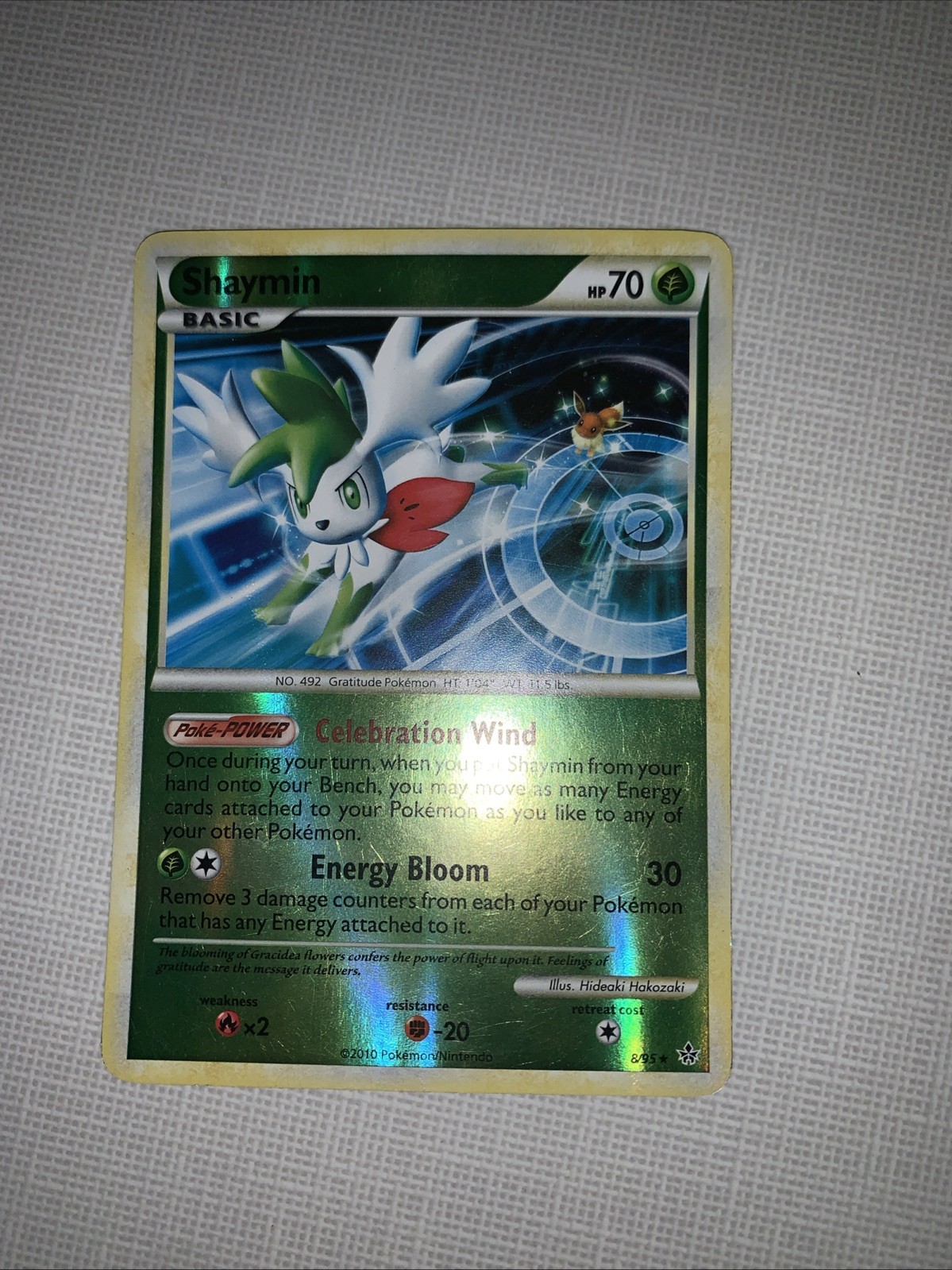 Shaymin 8/95 Unleashed - Reverse-Holo - Pokemon - LP