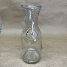 Vintage Paul Mason Since 1852 Glass Milk Bottle Wine Carafe Farmhouse Vase D&eacute;cor