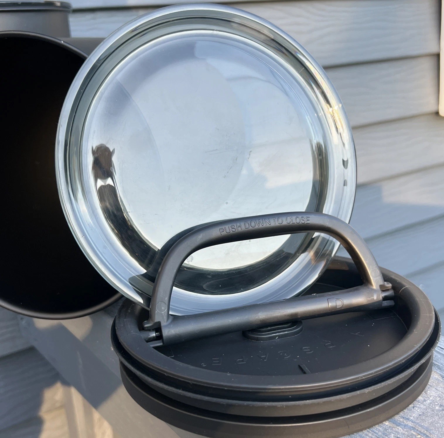 2 AirScape Planetary Design Stainless Steel Canister Food Storage Containers