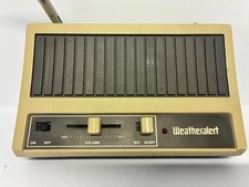 Vintage Weatheralert Portable Weather Band Radio Model TA-17 - Tested - Works