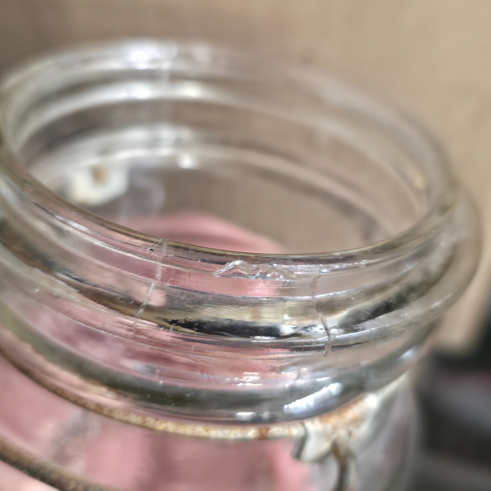 Vintage Atlas E-Z Seal Glass Pint Canning Jar with Lid