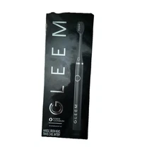 Gleem Battery Electric Toothbrush - Black, Handle, Brush Head, Travel Case.   M2