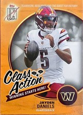 Jayden Daniels Washington Commanders Class Action Insert Card #CA-24 NFL Star QB