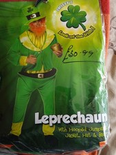 Leprechaun Gnom Elf Przebranie Kostium Festiwal Tydzień książki Storybookbookbook Halloween