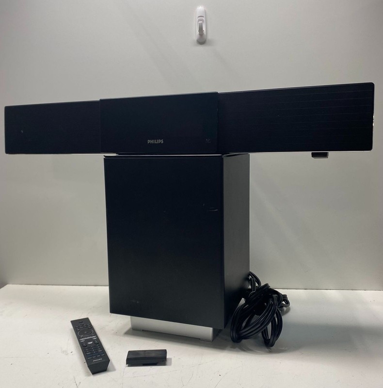 Philips HTS8100/37 Ambisound Home Theater Soundbar DVD System Subwoofer As-Is