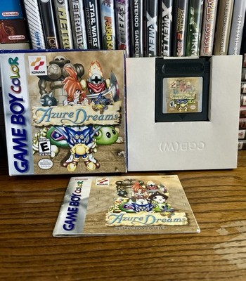 Azure Dreams (Nintendo Game Boy Color, 1999) Konami Complete w/Box & Manual