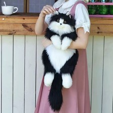 Gift Girls Birthday Realistic Cat Backpack Pl...