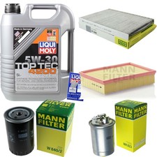 INSPEKTIONSKIT FILTER LIQUI MOLY ÖL 5L 5W-30 für VW Polo Variant 6KV5 1.9 TDI
