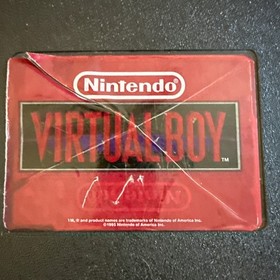 Nintendo Virtual Boy - HARD CASE BLOCKBUSTER VIDEO - (BAD INSERTS SEE PHOTOS)