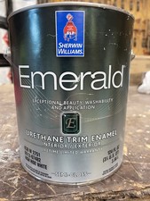 Gal. Sherwin Williams Emerald Urethane Paint 9166 Drift Of Mist Semi-gloss
