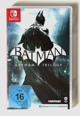 Batman Arkham Trilogy 3 Spiele Arkham Asylum, City, Knight Nintendo Switch Spiel