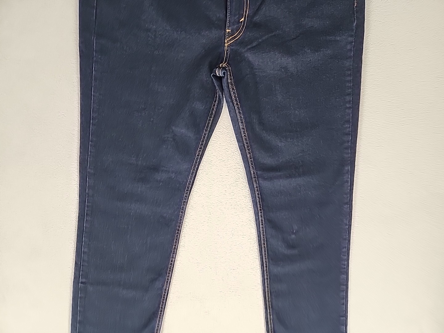 Levi's 514 Regular Fit Zip Fly Straight Leg Denim Jeans 34X30 Men's Dark Blue thumbnail 4