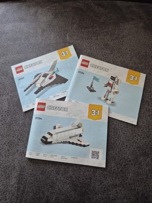 Lego Creator 3 In 1 Space shuttle Raumschiffe, Raumfahrer