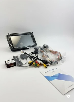 Android Autoradio 2DIN 7,9 Zoll Touchscreen Navigation Bluetooth USB CANBUS - Bild 1 von 4