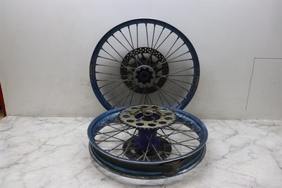 1997-2000 Husaberg FE501 Front & Rear Wheel Rim Set w/ Sprocket 