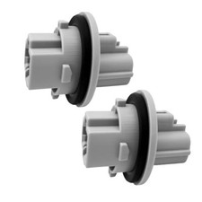 2PCS Front Turn Signal Light Bulb Plug Socket 90075-60060 Light gray