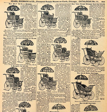 1901 Baby Strollers Carriage Reproduction Advertisement Sears Home Supply DWU17B