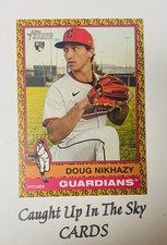 2025 Topps Heritage High Number Doug Nikhazy RC “Color Of The Year” #15/76 CLEV