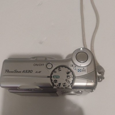 Canon PowerShot A530 PC1184 5mp 4x Optical Zoom Silver Digital