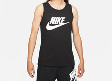 NWT NIKE Men's Futura Tank Top Black White XXL