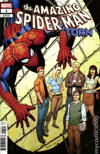 Amazing Spider-Man Torn 1B VF 2025 Stock Image