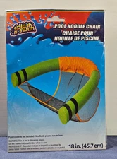 Splash & Swim 18" Mesh Float Chair for Pool Noodle