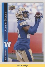 2021 Upper Deck CFL Blue Alden Darby #193 READ 7l6
